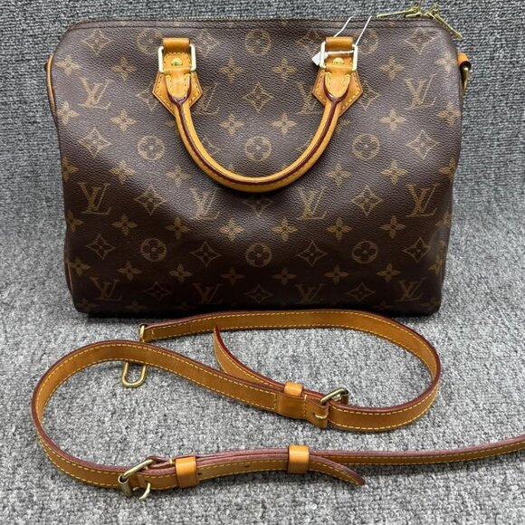 Louis Vuitton Speedy 30 Brown Monogram Canvas Tote 799-082225 - Picture 2 of 16